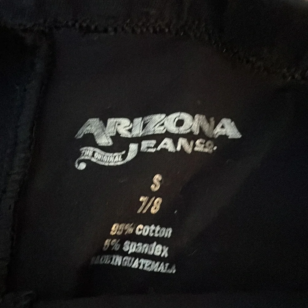 Girls black Arizona jeans leggings 7-8